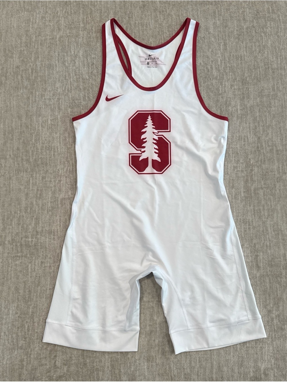 Men's Nike Stanford Cardinal Team Issued Wrestling Singlet - NEW